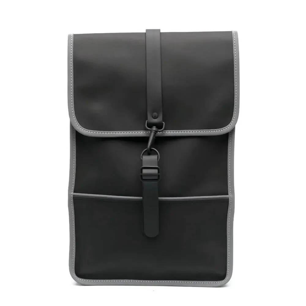 Rains Backpack Reflective Black Reflective 14090 Waterproof New With Tags